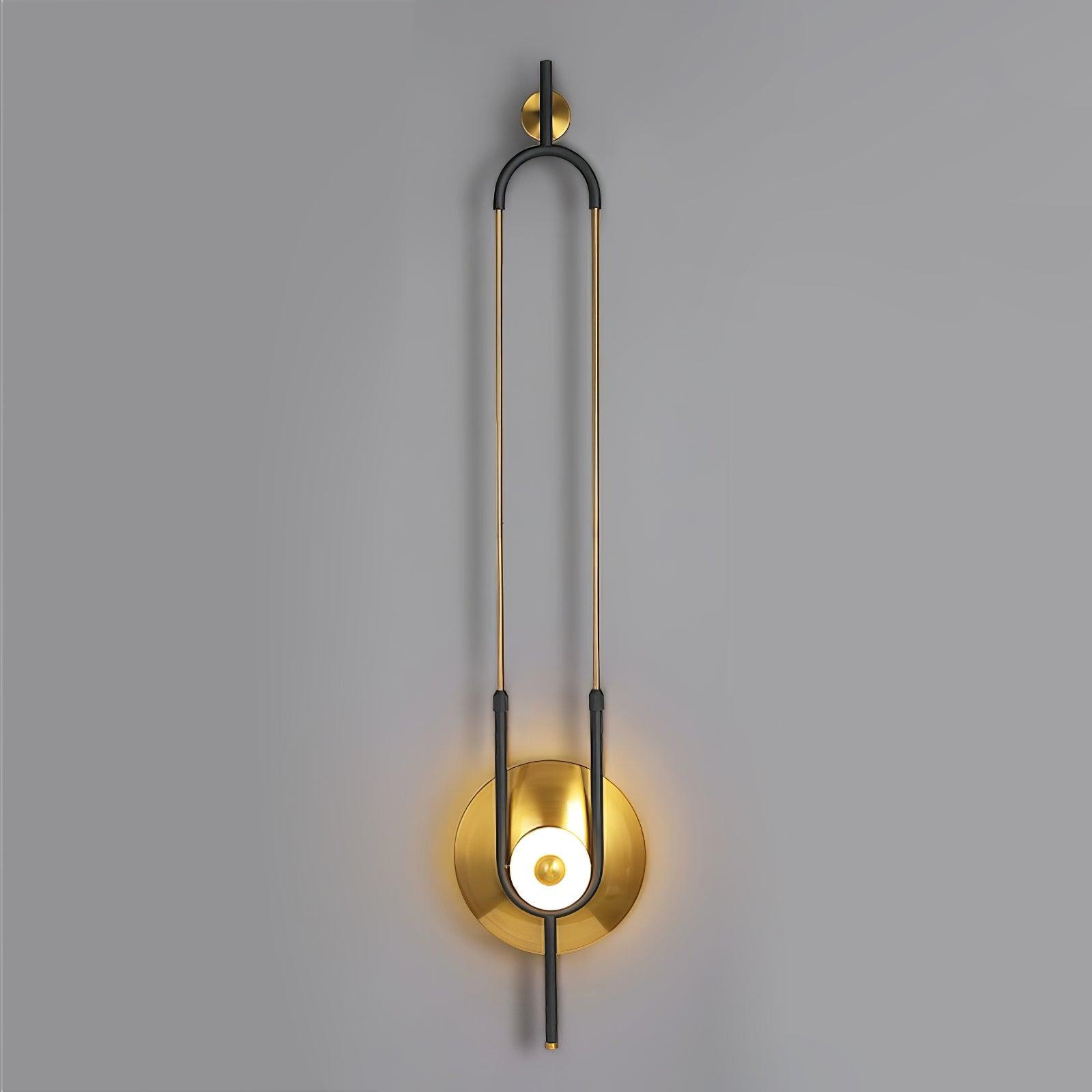 Ivory Modern Minimalist Ring Marble Wall Light