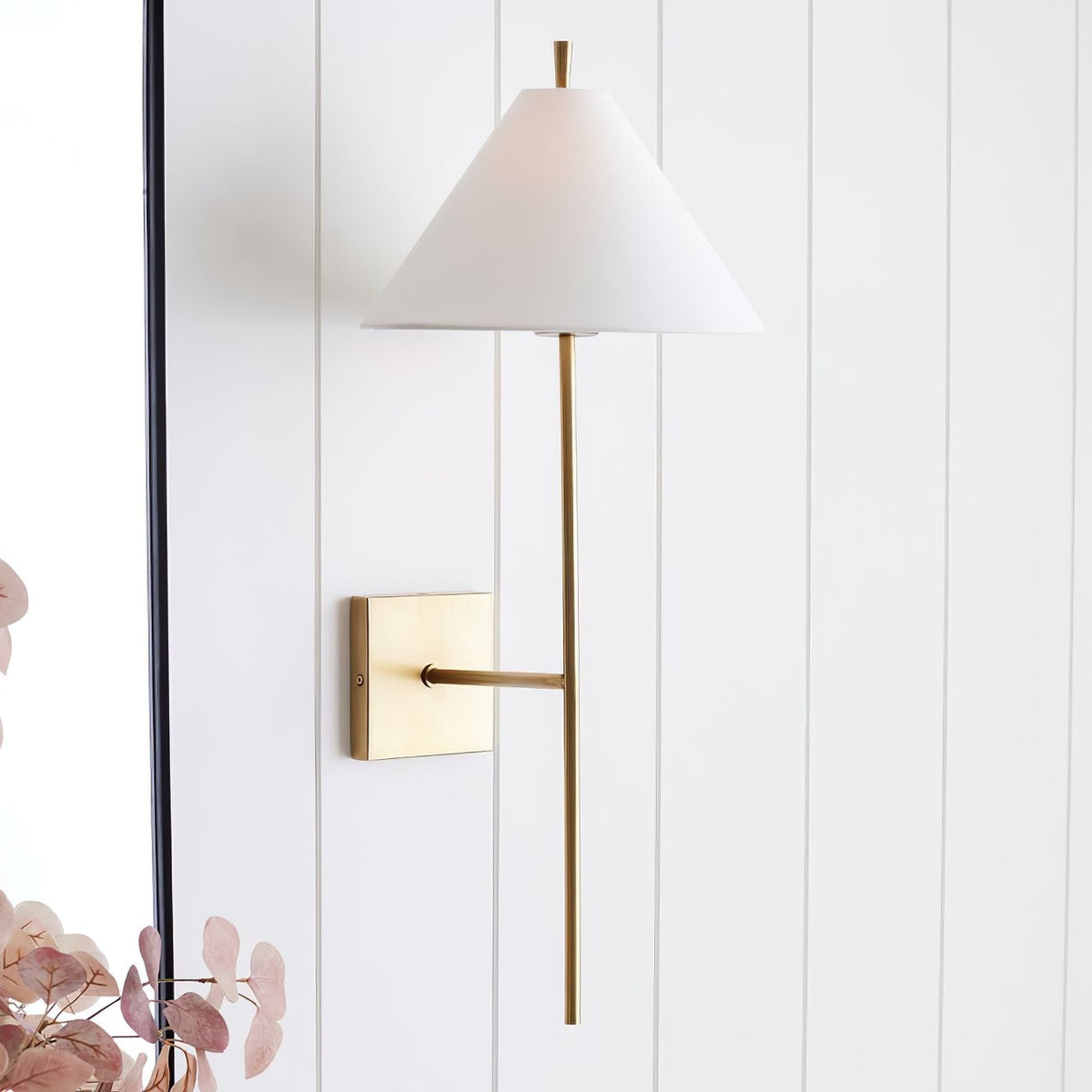 Teld Vintage Industrial Fabric Wall Light
