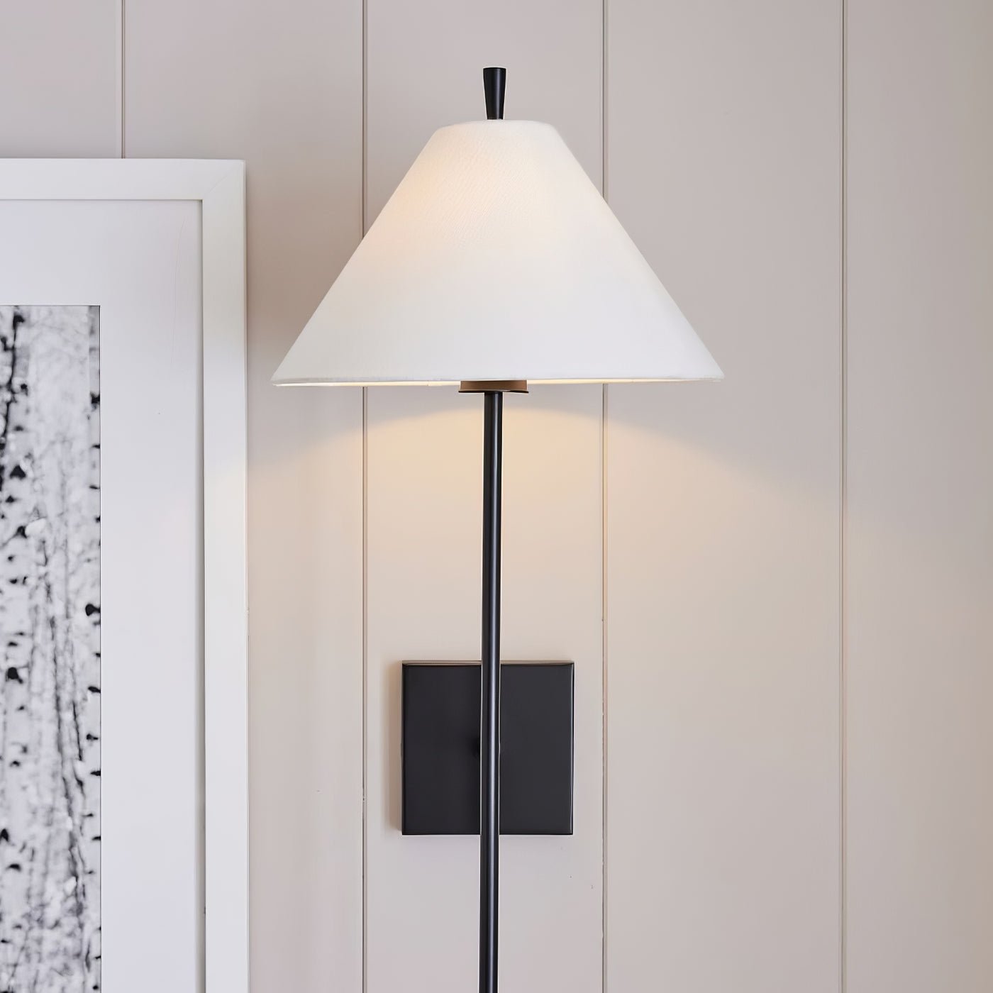 Teld Vintage Industrial Fabric Wall Light