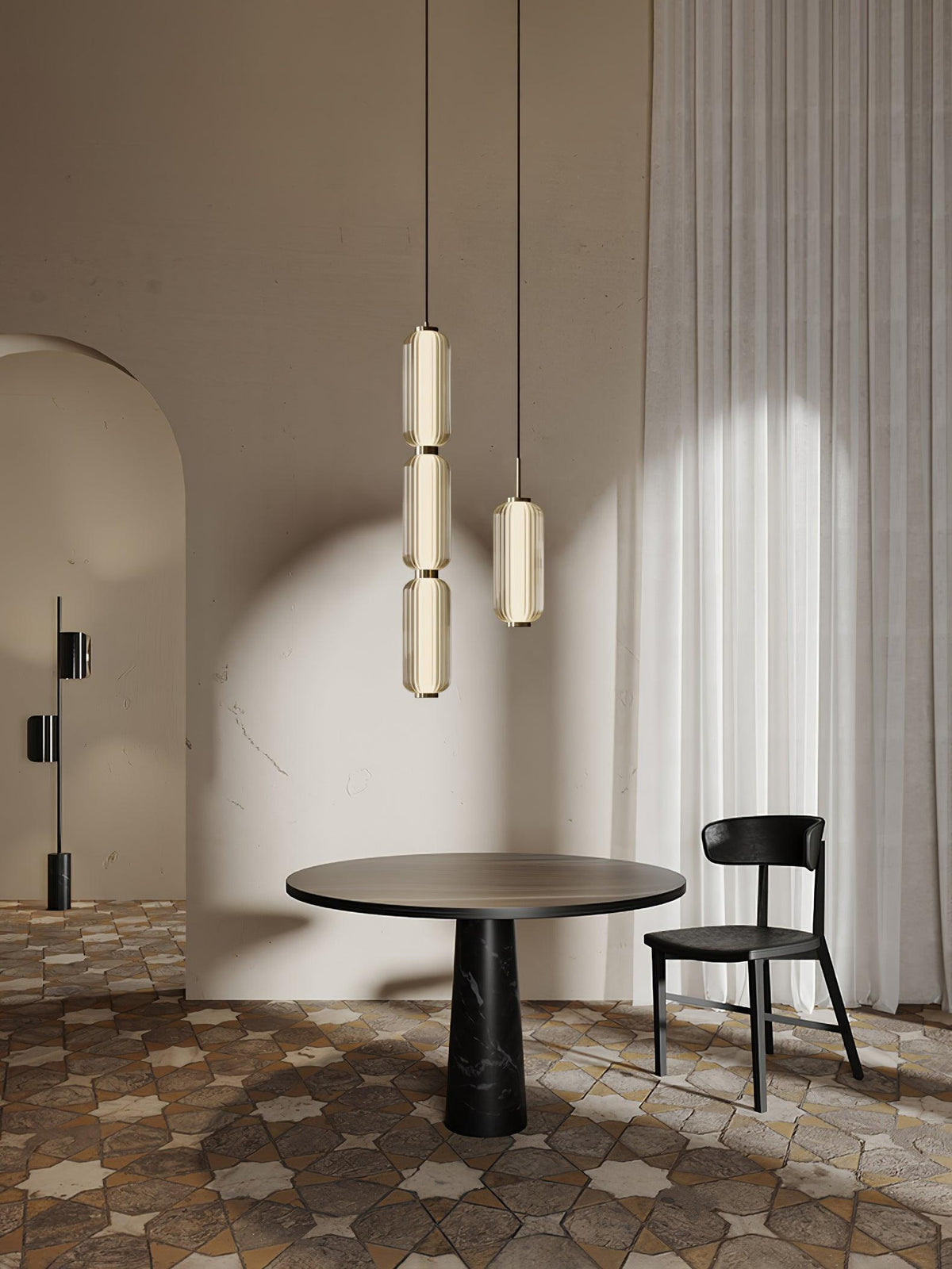 Cylindra Modern Glass Pendant Lamp