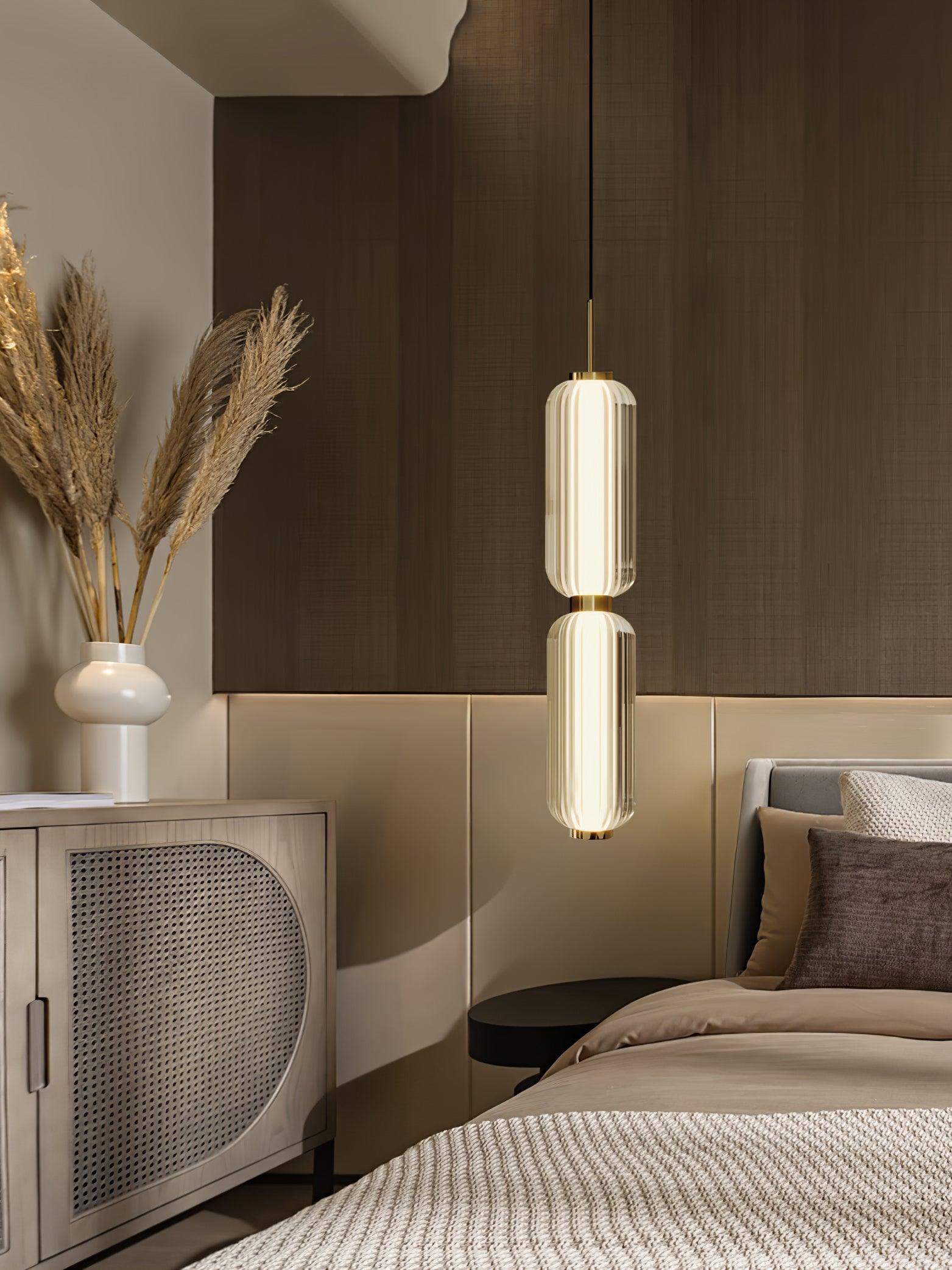 Cylindra Modern Glass Pendant Lamp