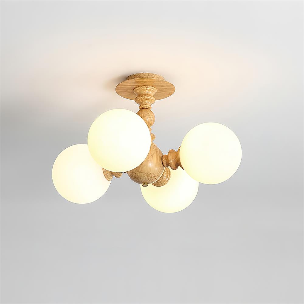 Elmora Vintage-Inspired Ceiling Lamp - Neutral Decor