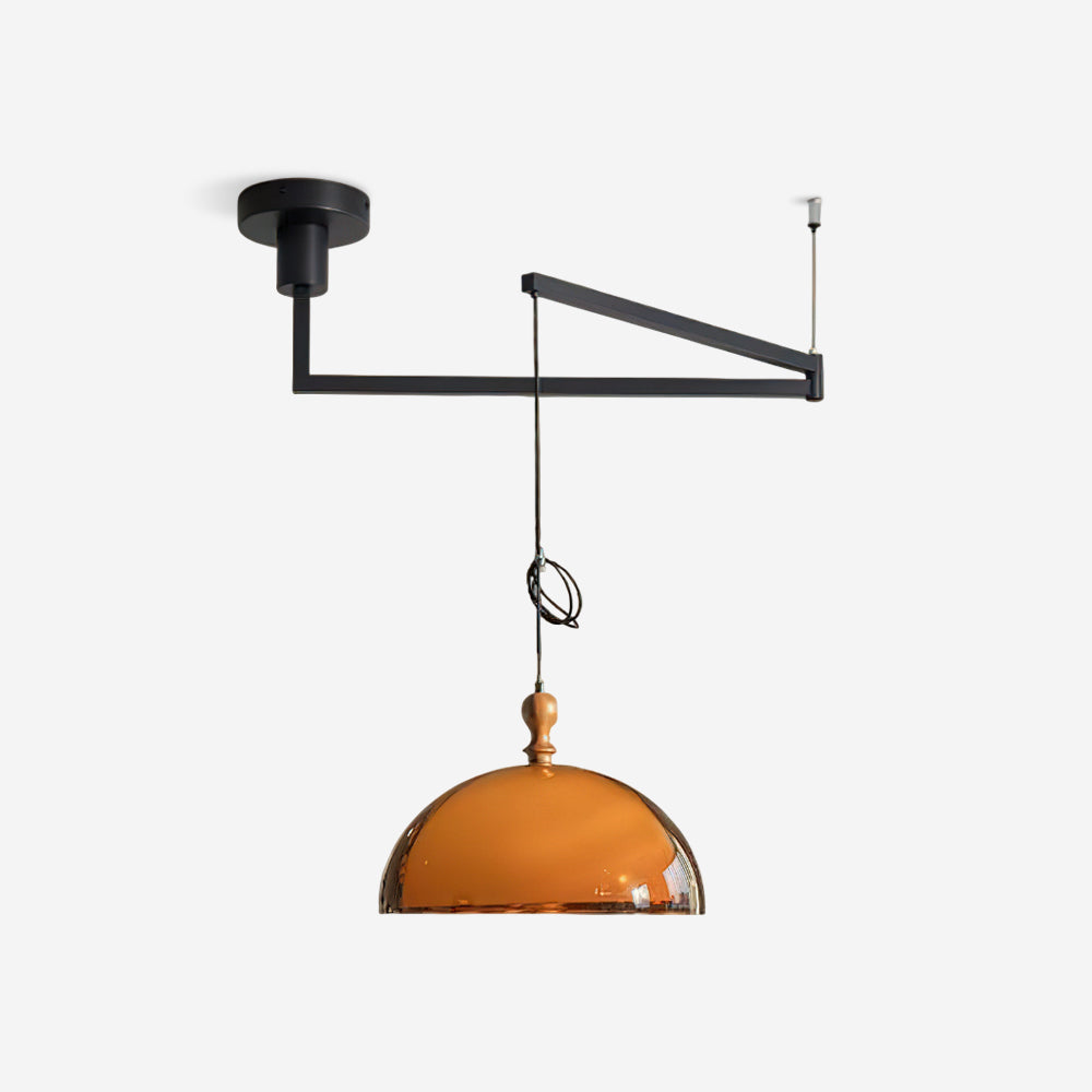 Maribel Swing Arm Pendant Lamp - Neutral Decor