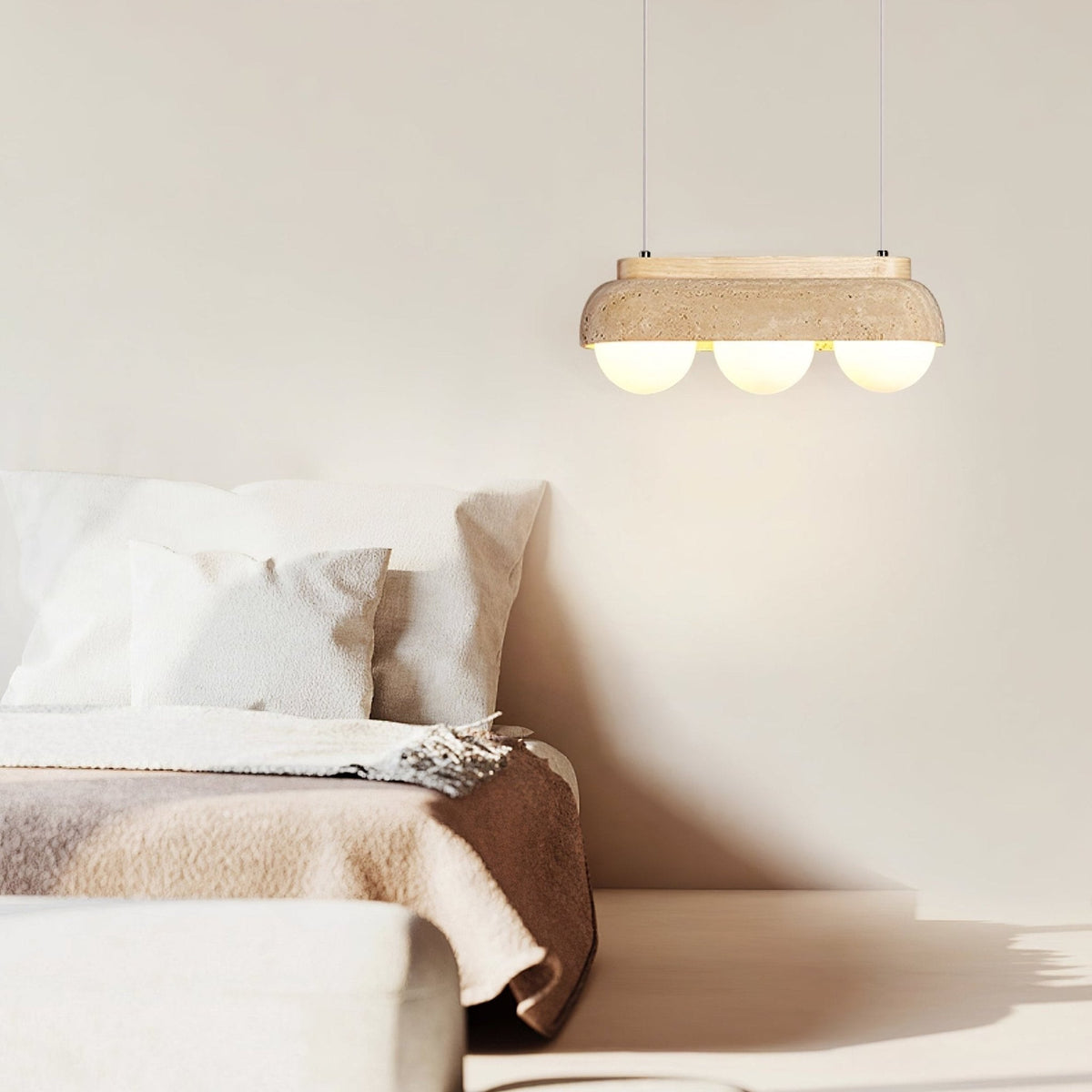 Yeln Travertine Pendant Light