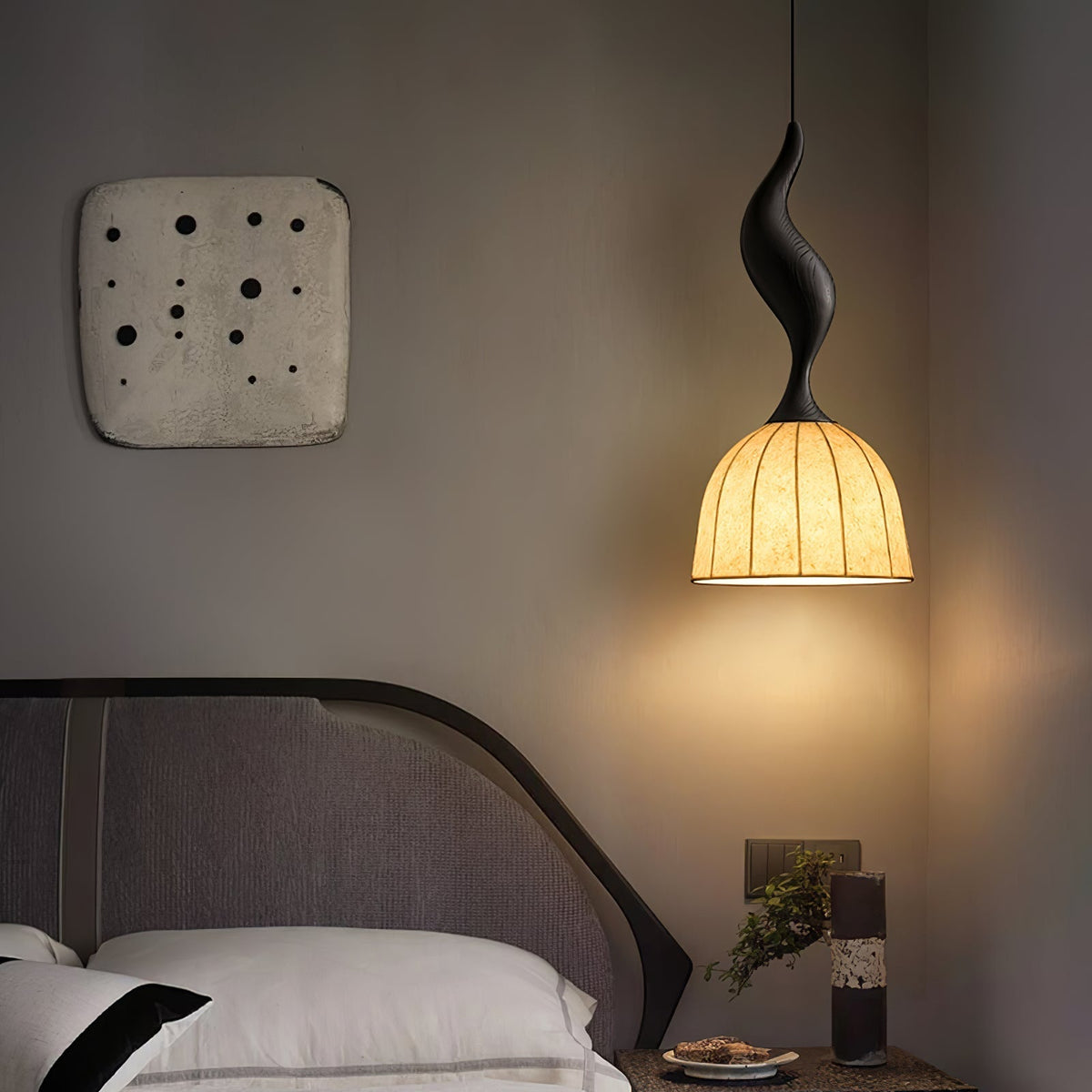 Colire Creativity Twisted Wood Pendant Light