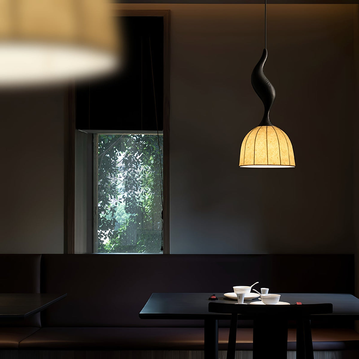Colire Creativity Twisted Wood Pendant Light