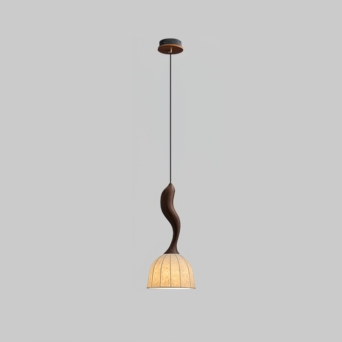 Colire Creativity Twisted Wood Pendant Light