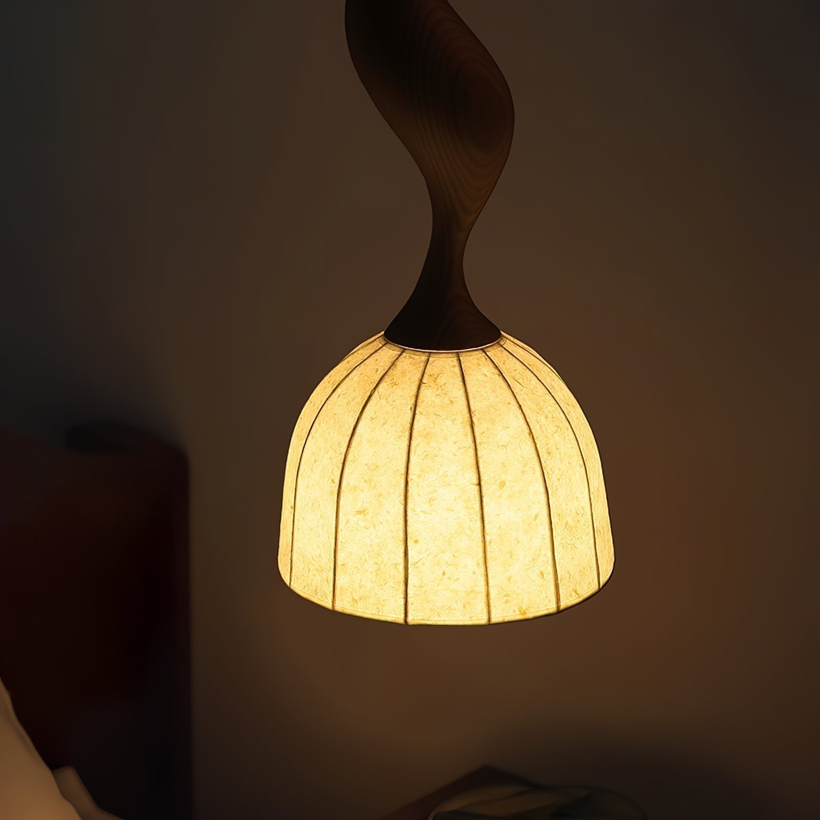 Colire Creativity Twisted Wood Pendant Light