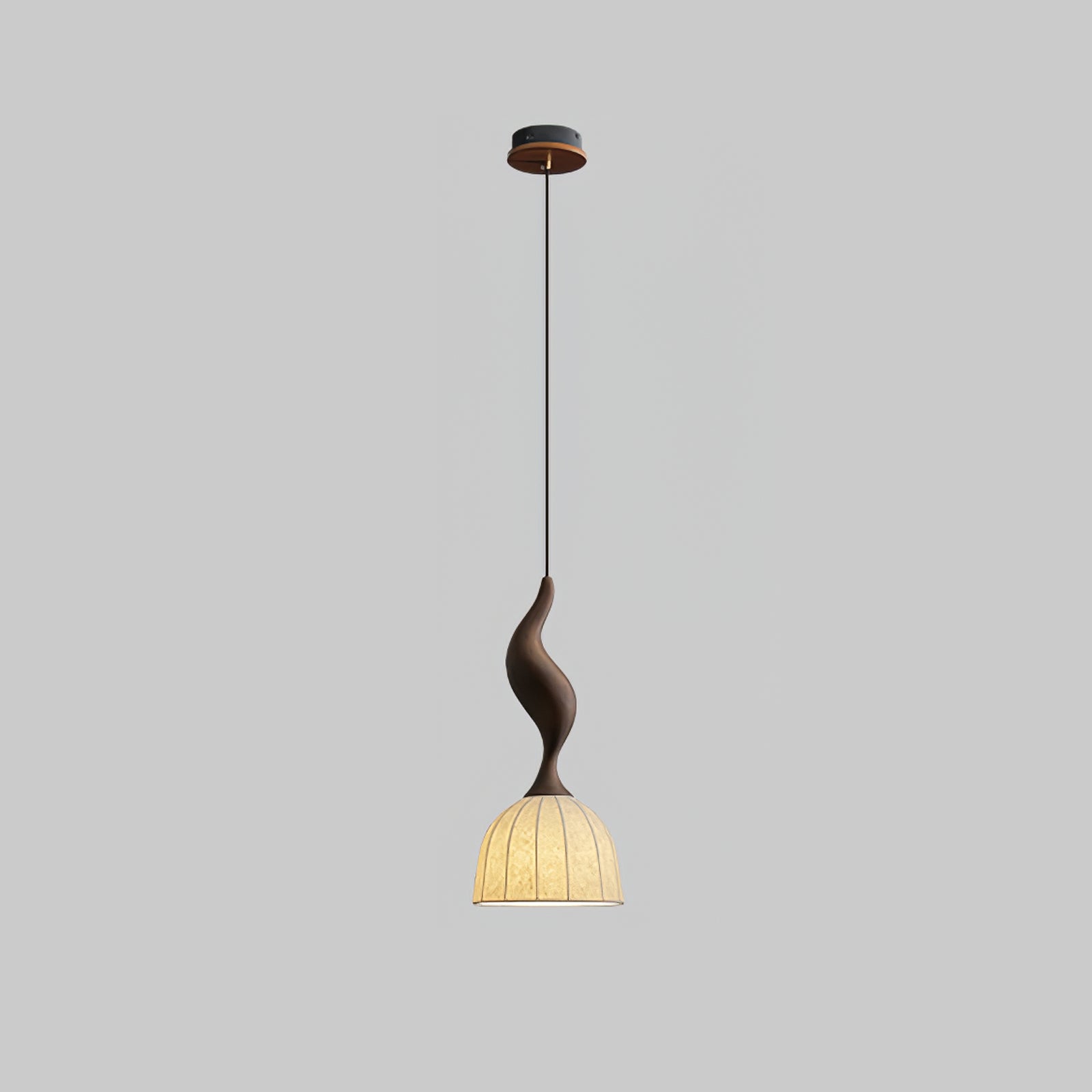 Colire Creativity Twisted Wood Pendant Light