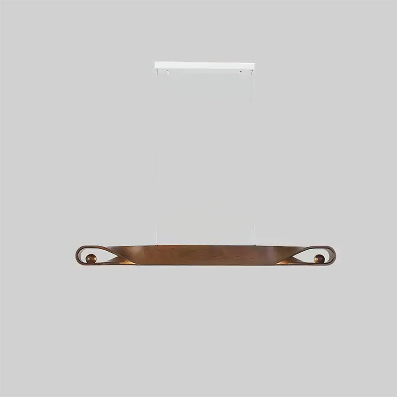 Lemior Pendant Lamp Wood Curved Minimalist