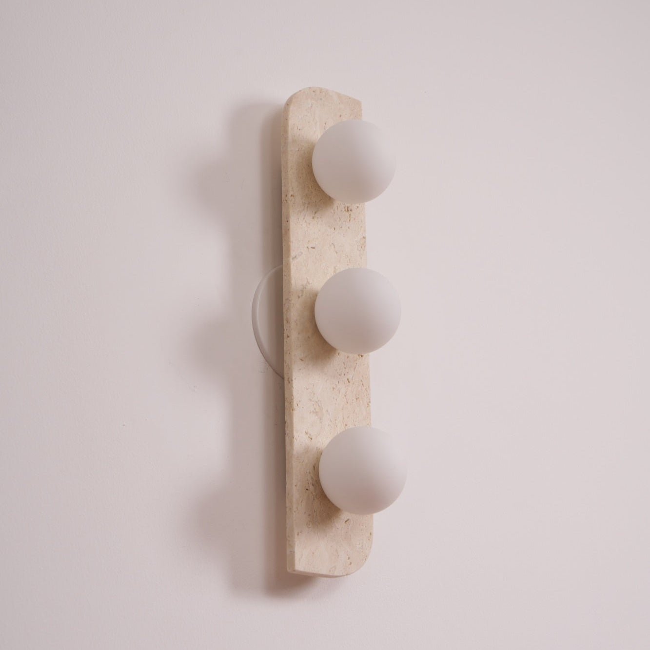 Taviniella Minimalist Travertine Wall Light