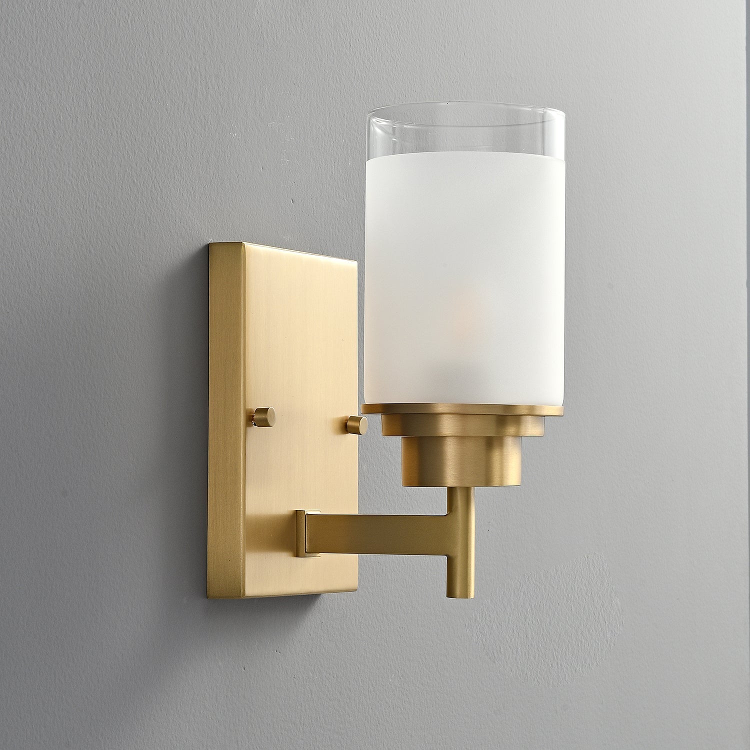 Myvele Elegance Vintage Brass Glass Sconce Wall lamp