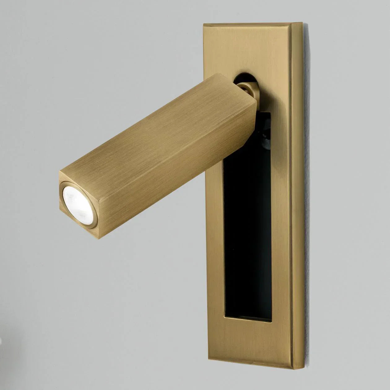 Arisha Modern Rotatable Bedside Sconce, Cylindrical/Square - Neutral Decor