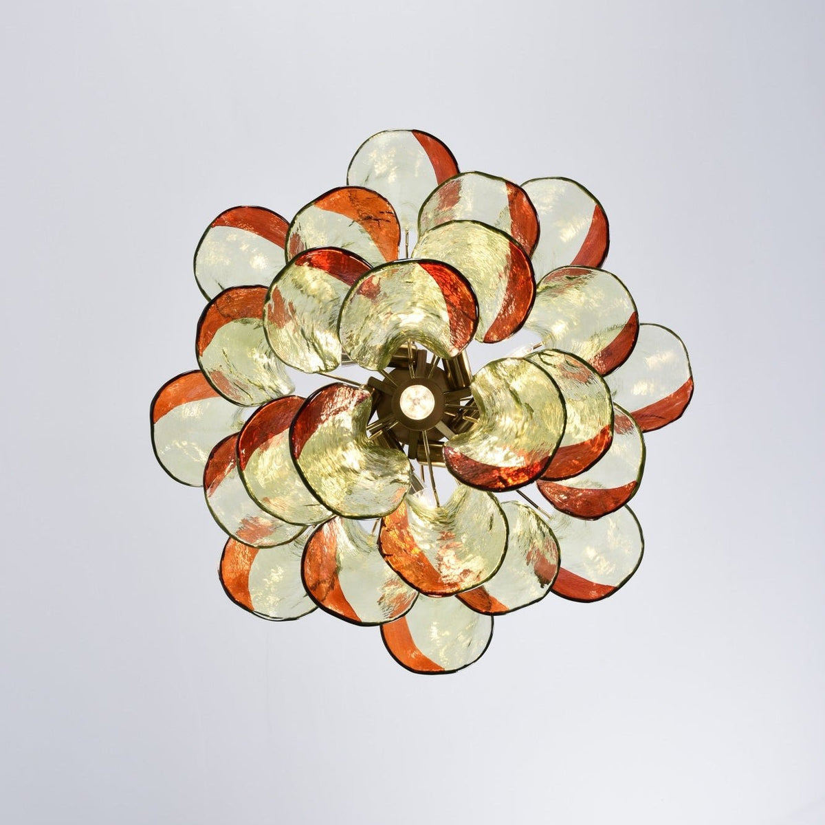 Celoraria Chandelier Murano Glass Petal Elegant