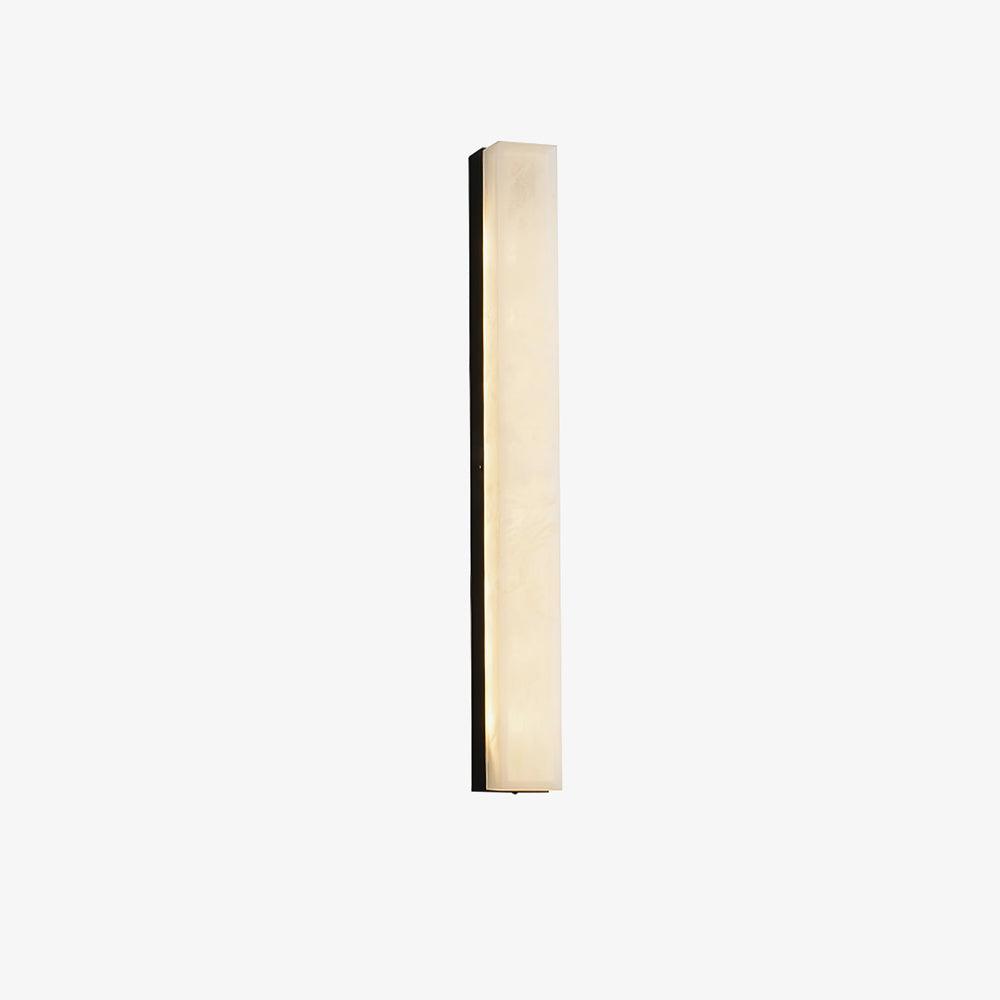 Colette Linear Brass Alabaster Wall Lamp
