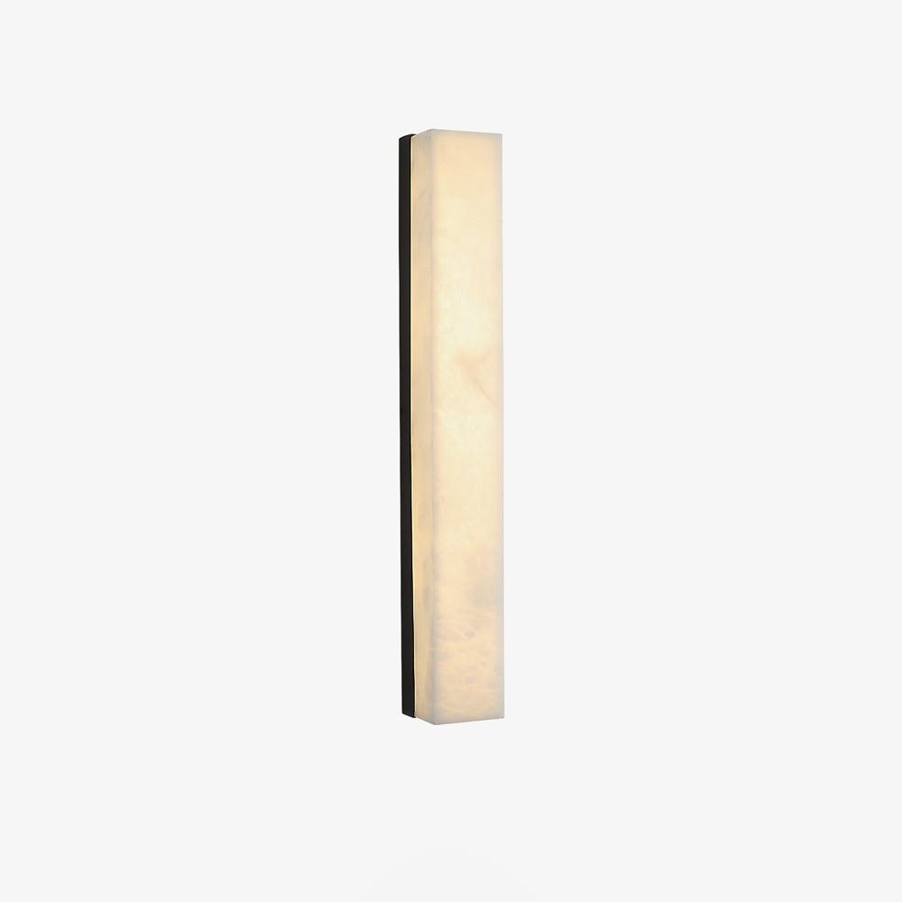 Colette Linear Brass Alabaster Wall Lamp
