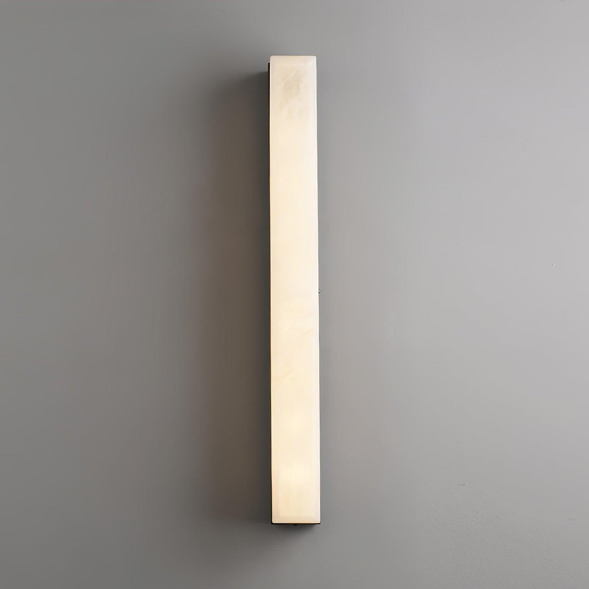 Colette Linear Brass Alabaster Wall Lamp