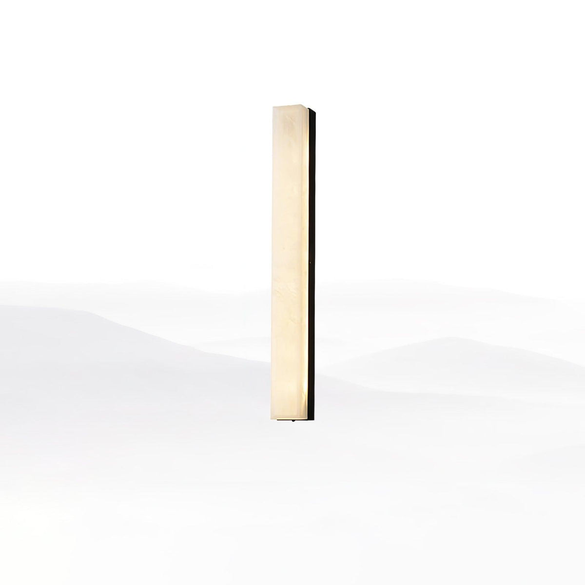 Colette Linear Brass Alabaster Wall Lamp