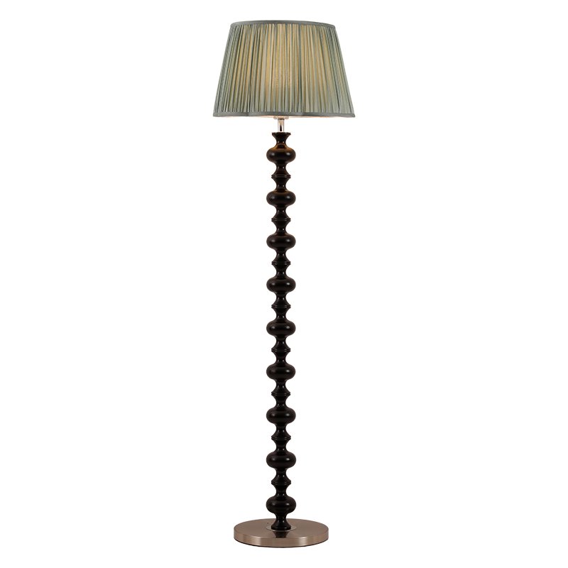 Rinivaine Wood Fabric Floor Lamp