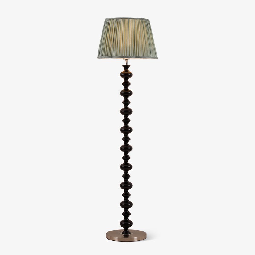 Rinivaine Wood Fabric Floor Lamp