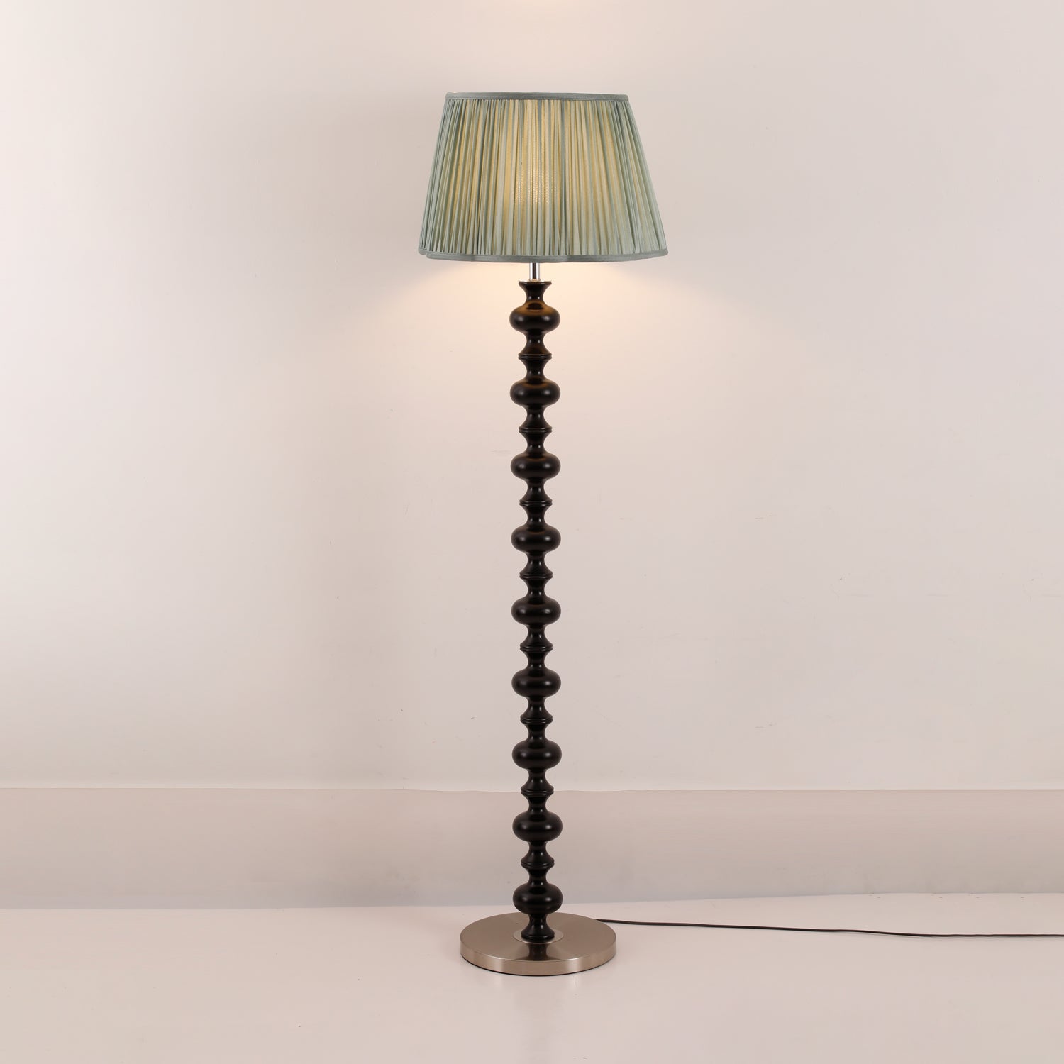 Rinivaine Wood Fabric Floor Lamp