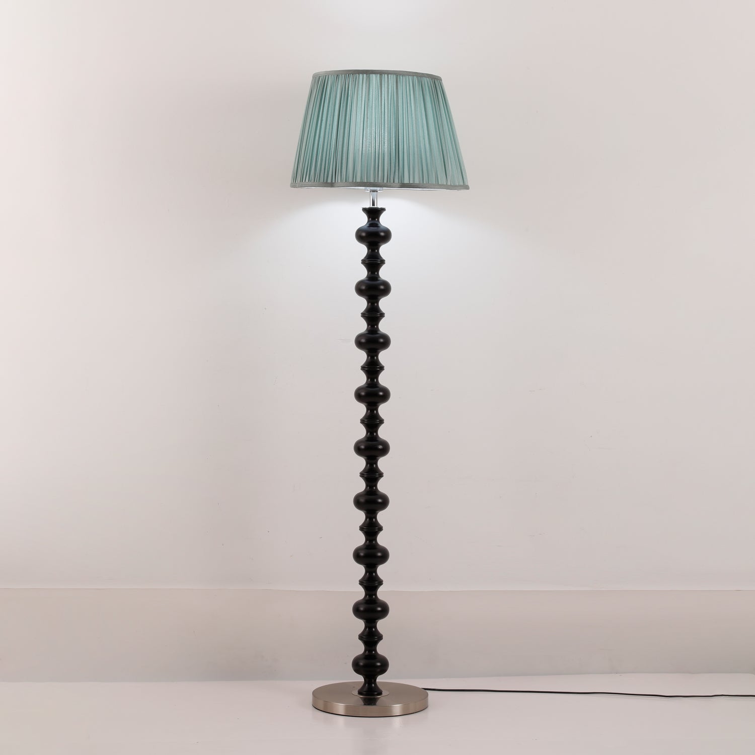 Rinivaine Wood Fabric Floor Lamp