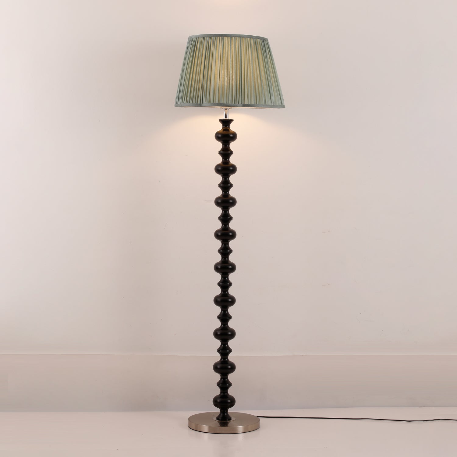 Rinivaine Wood Fabric Floor Lamp