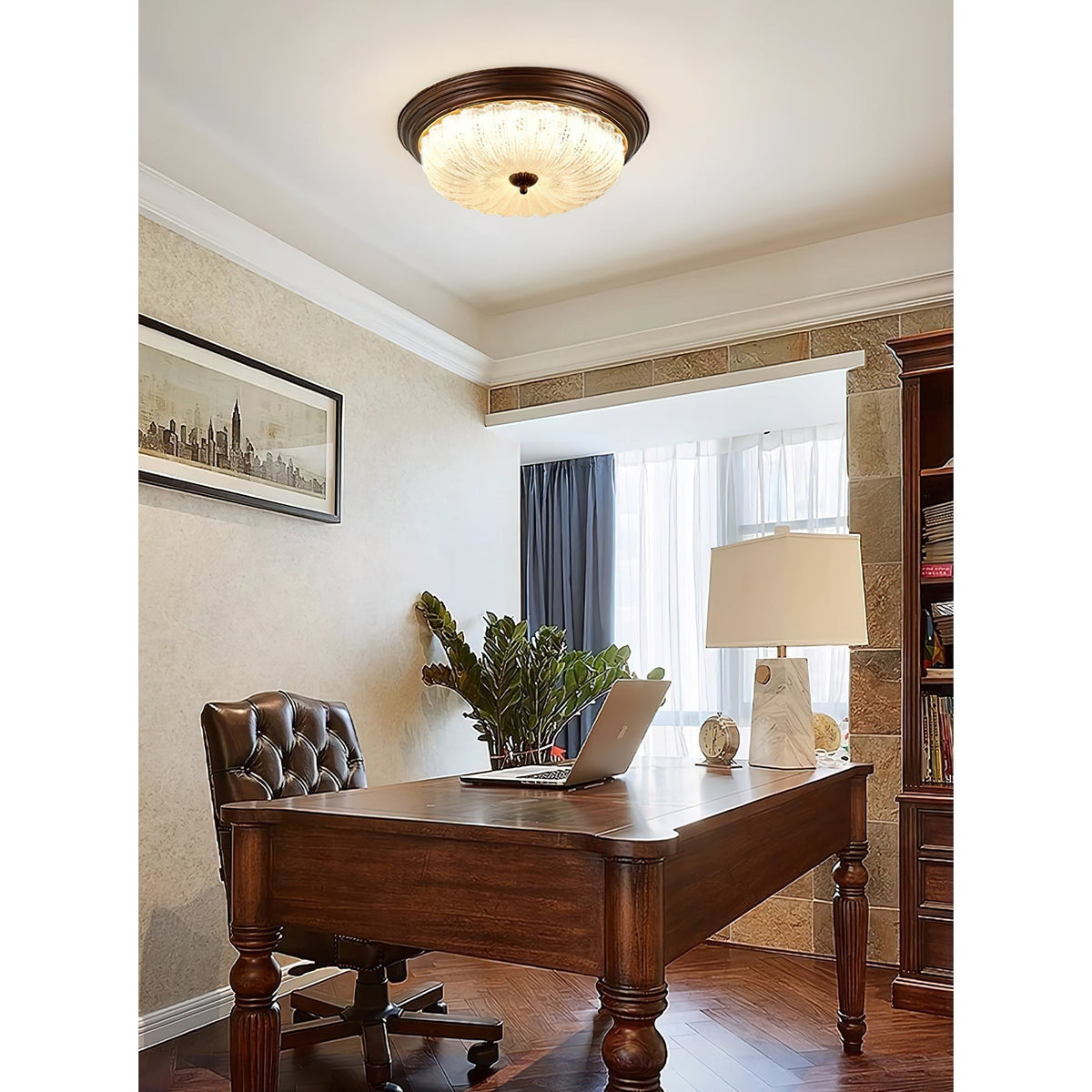 Liorireon Glass Ceiling Lamp