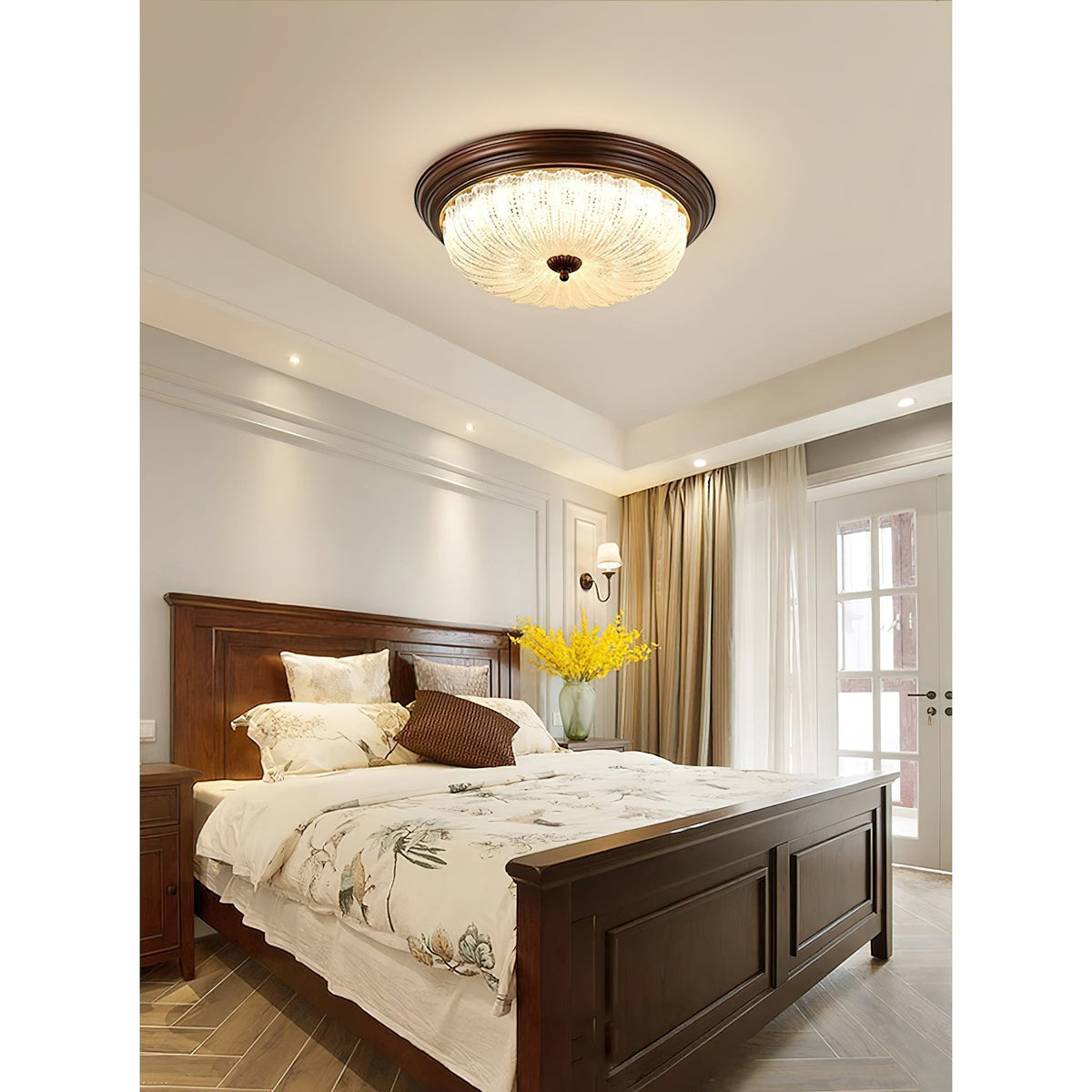 Liorireon Glass Ceiling Lamp