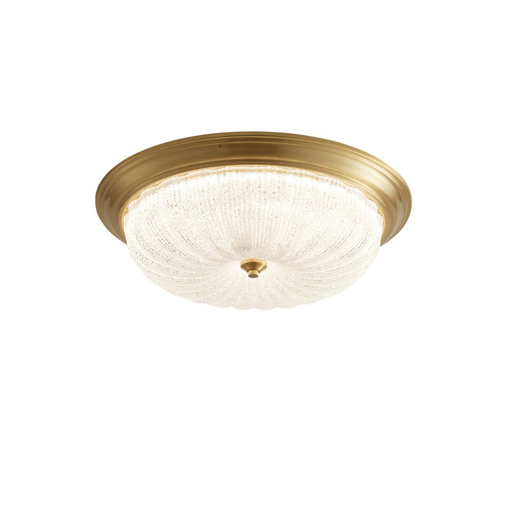 Nyrinis Traditional Classic Brass Glass Ceiling Light
