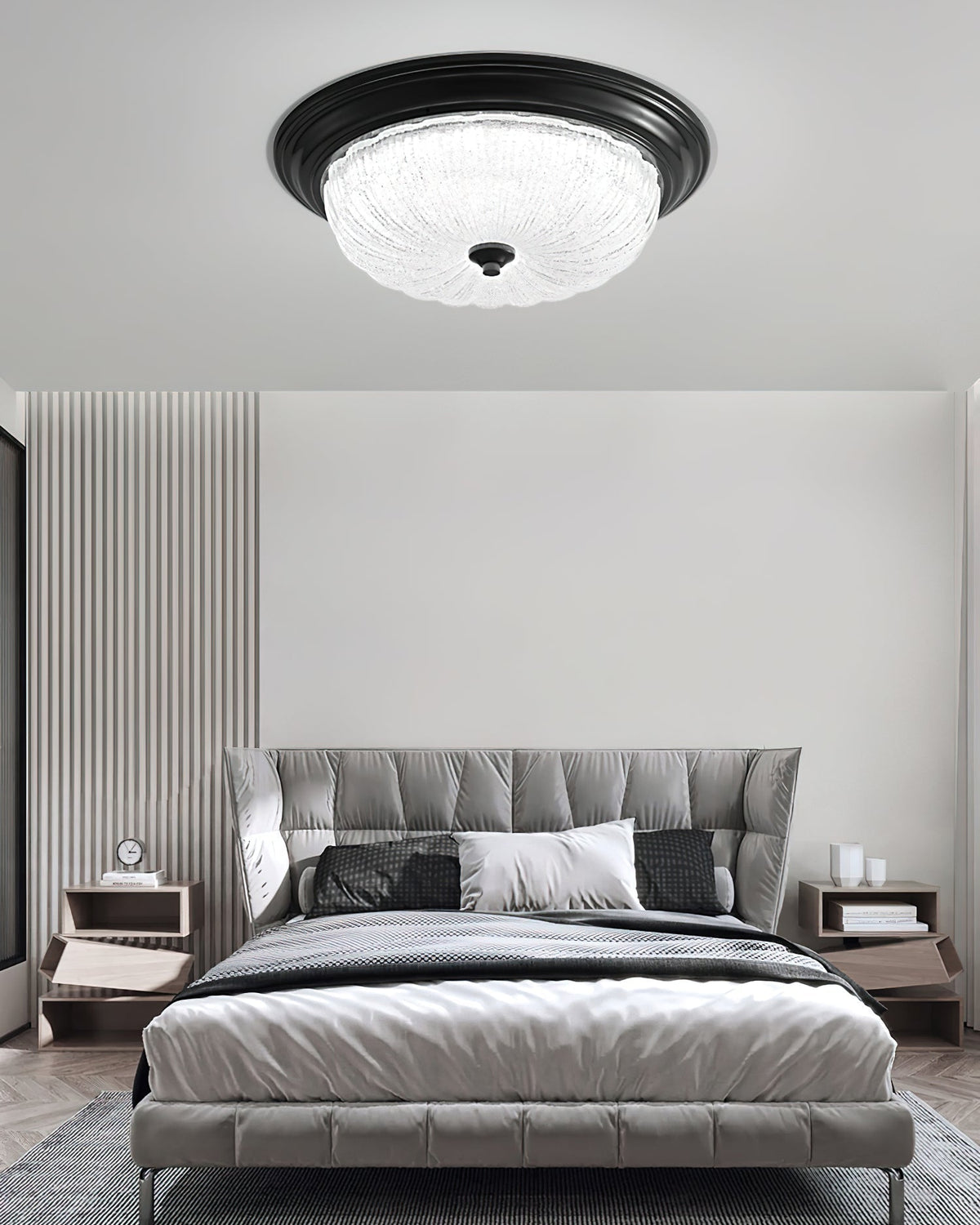 Nyrinis Traditional Classic Brass Glass Ceiling Light