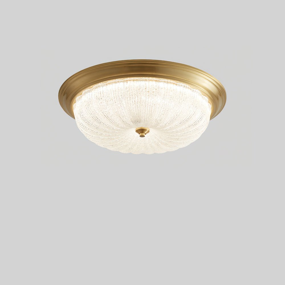 Nyrinis Traditional Classic Brass Glass Ceiling Light