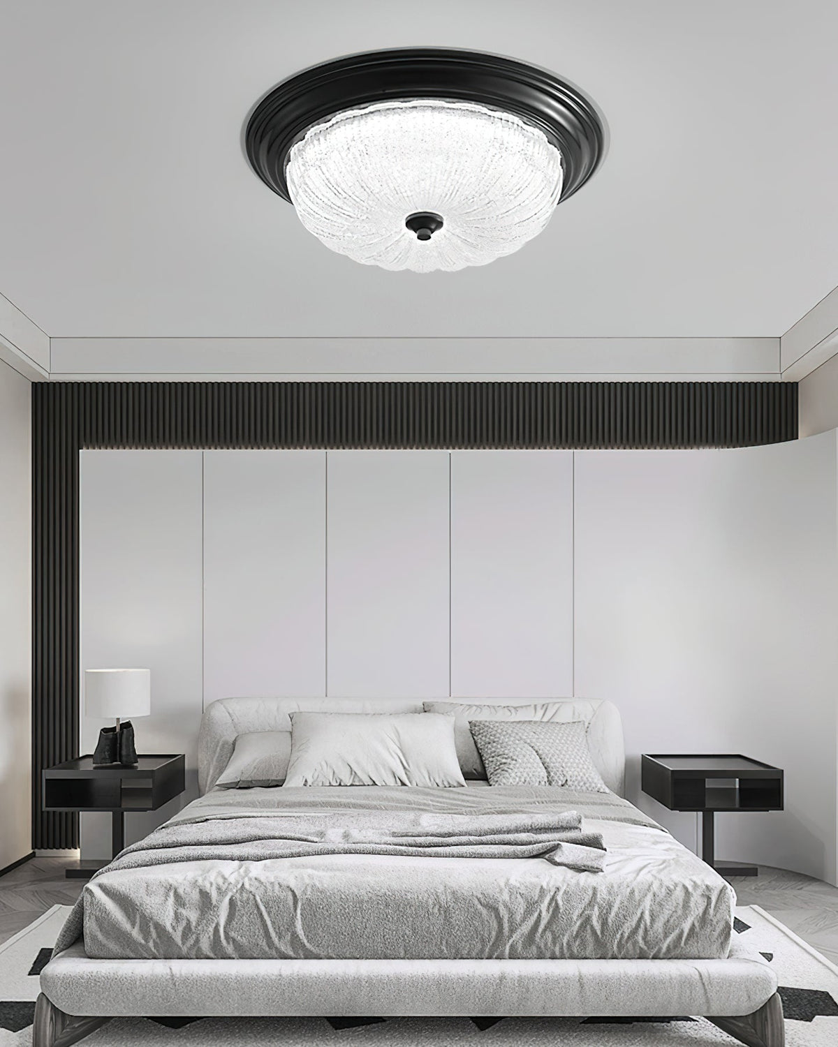 Nyrinis Traditional Classic Brass Glass Ceiling Light