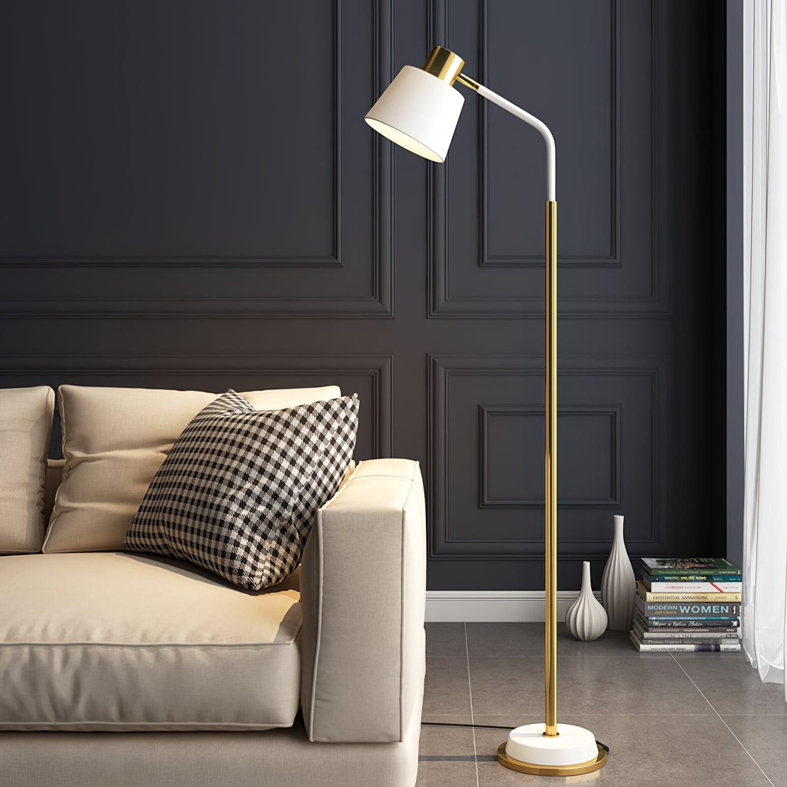 Xildas Black & Gold Minimalistic Floor Lamp