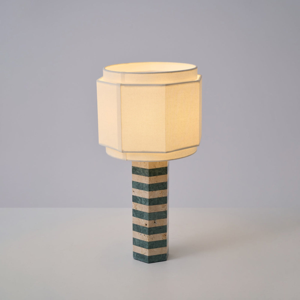 Stripes Fabric Table Lamp