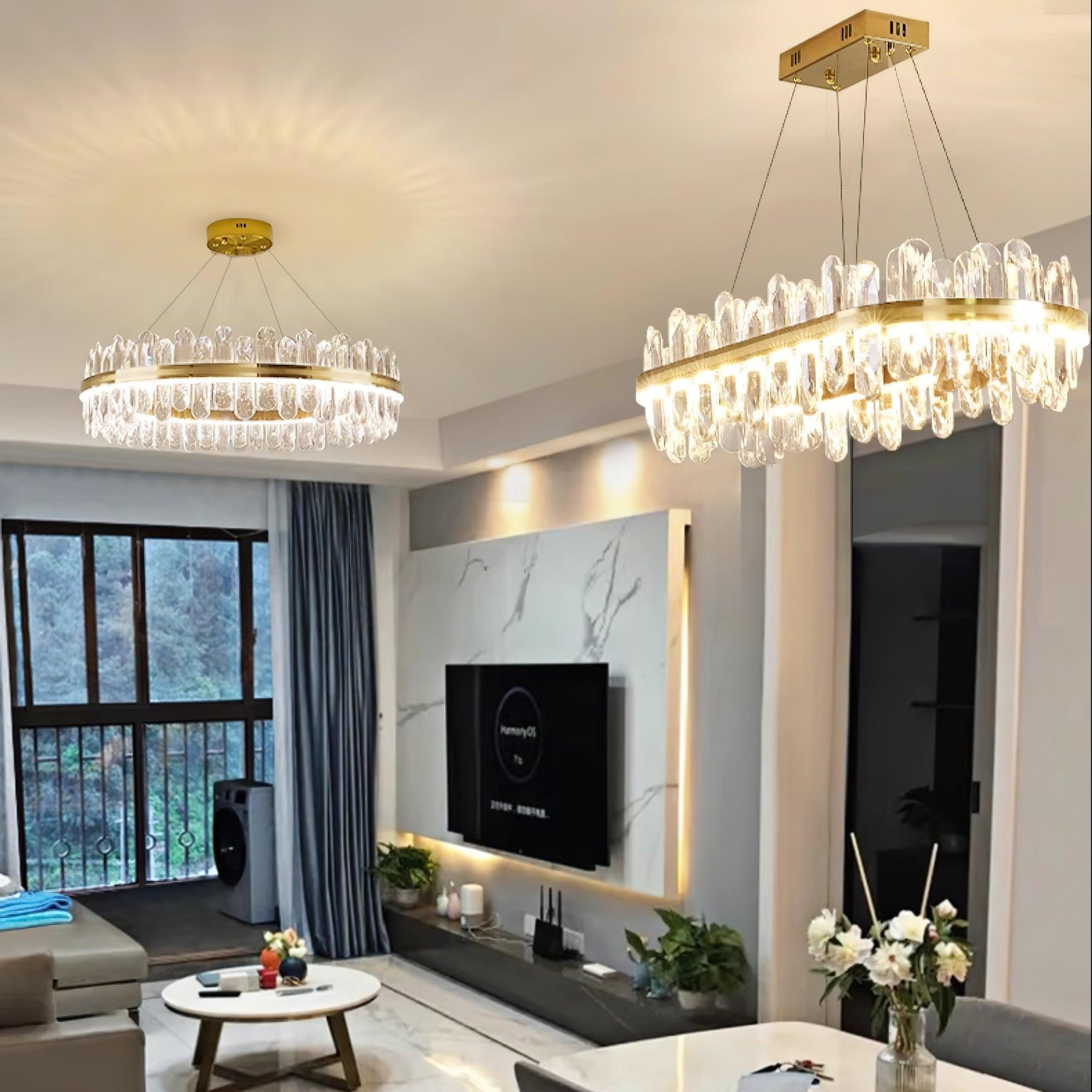 Xoriel Postmodern Luxury Crystal Chandelier