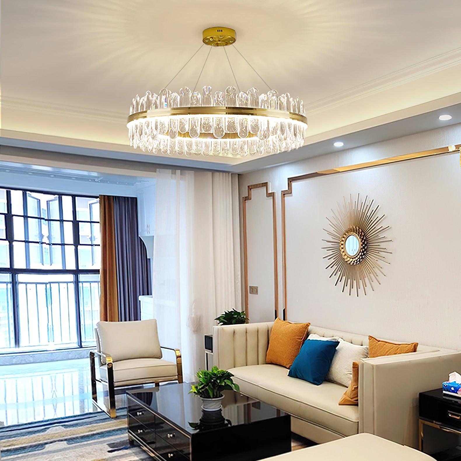 Xoriel Postmodern Luxury Crystal Chandelier