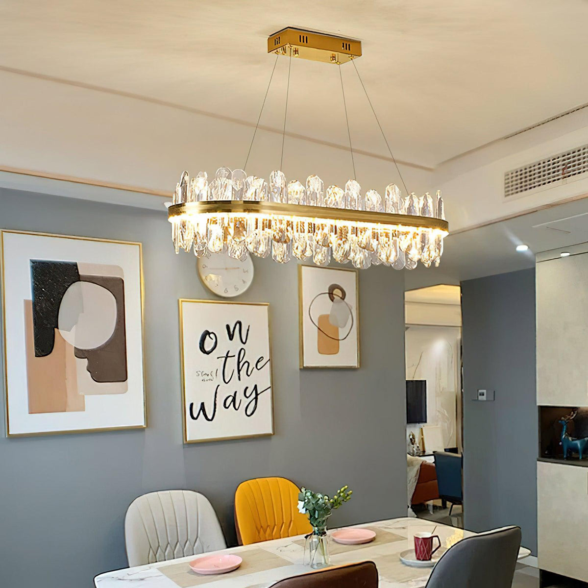 Xoriel Postmodern Luxury Crystal Chandelier
