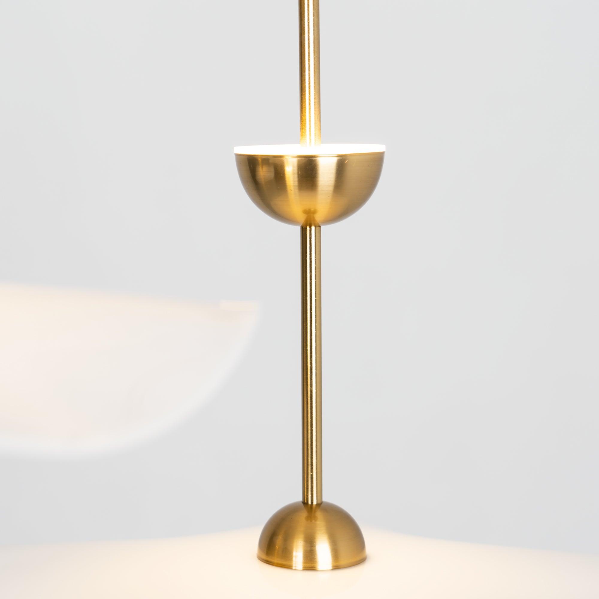 Lustra Pendant Light Double Biscuit for Living Room - Neutral Decor