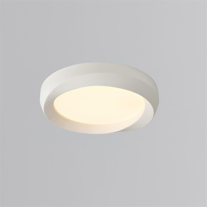 Ceiling Lamp Resin with Soft Curved Frame in Neutral Tones - Neutral Decor