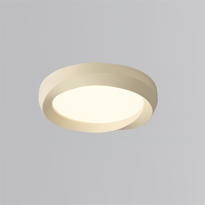Ceiling Lamp Resin with Soft Curved Frame in Neutral Tones - Neutral Decor
