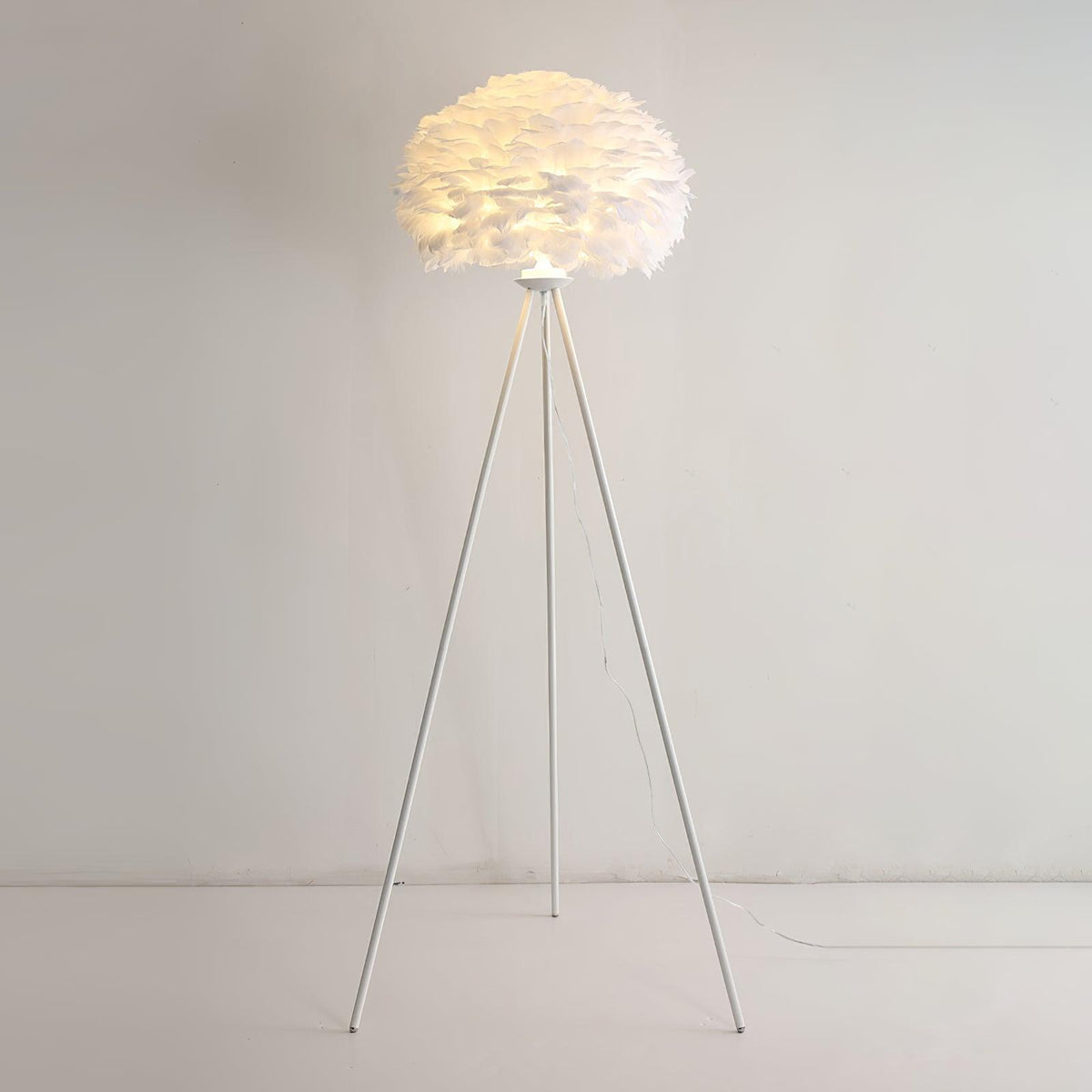 Ivthaar Organic Feather Floor Lamp