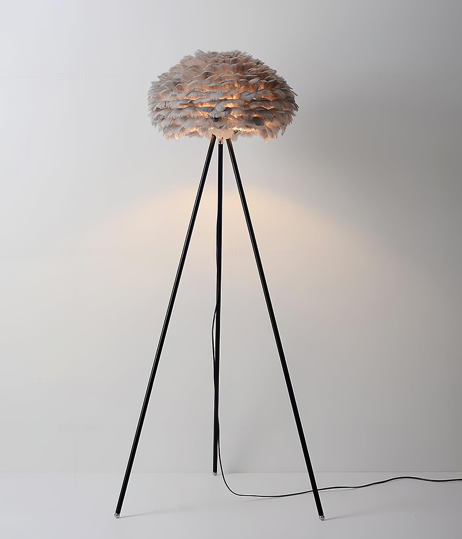 Ivthaar Organic Feather Floor Lamp