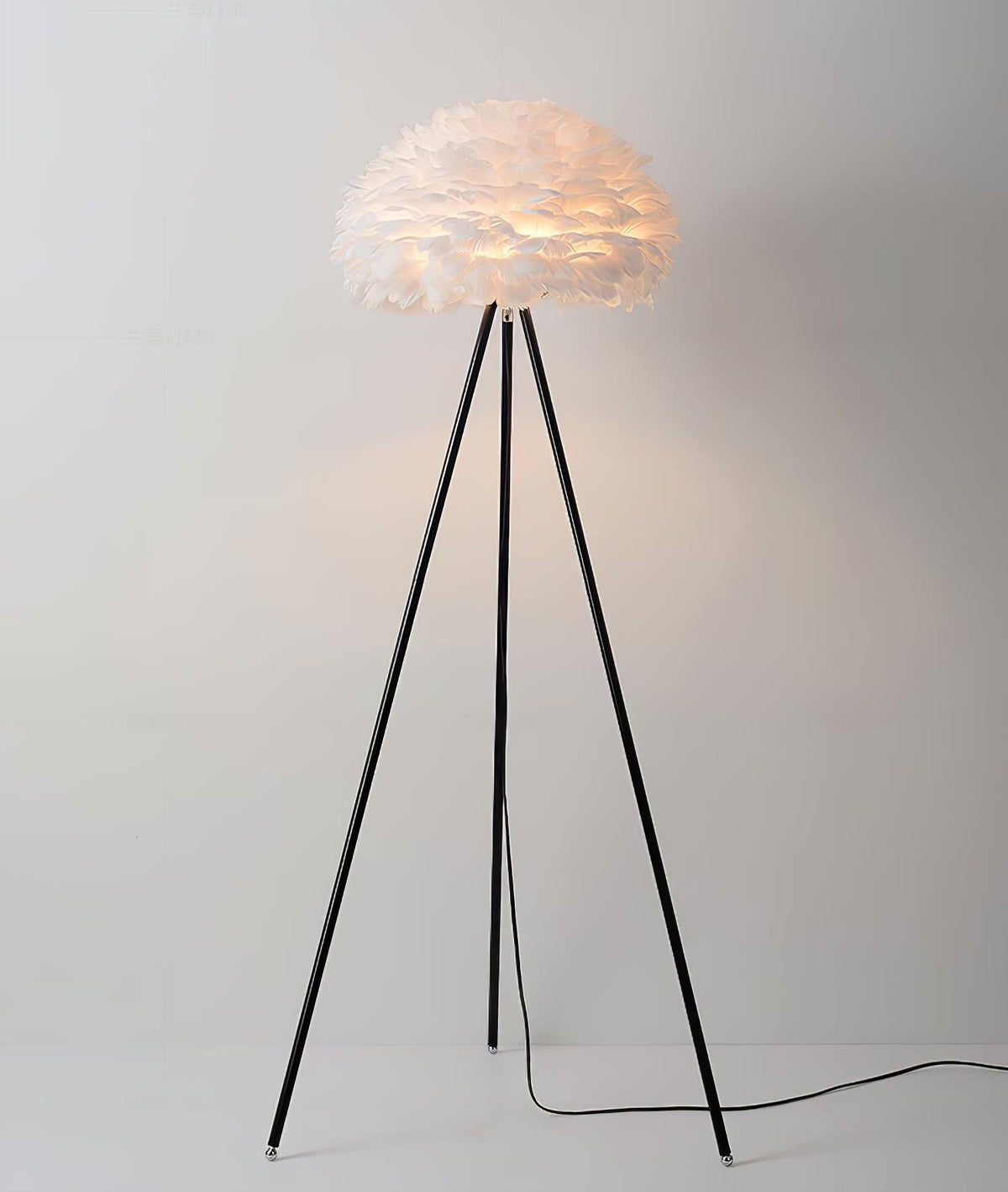 Ivthaar Organic Feather Floor Lamp