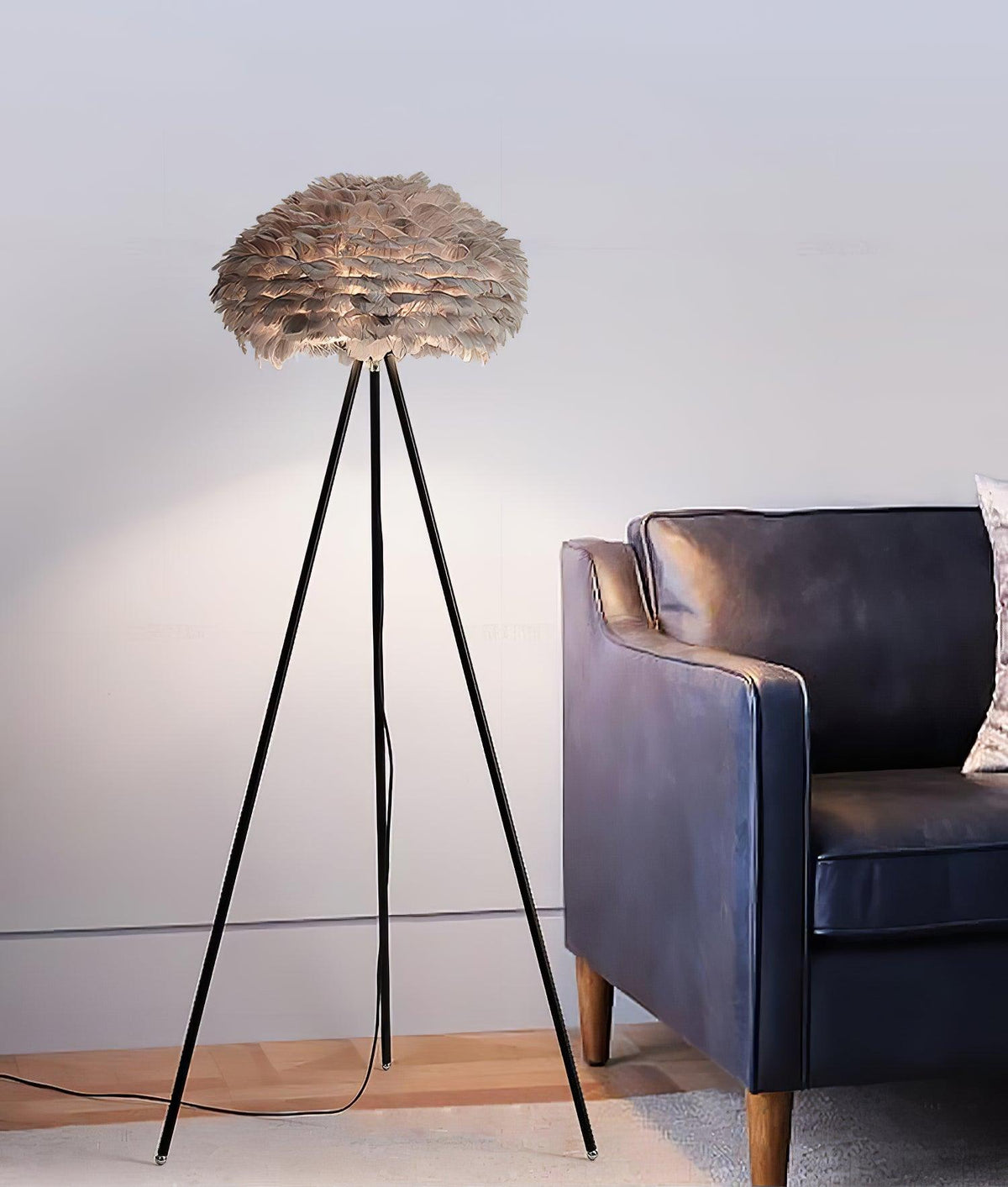 Ivthaar Organic Feather Floor Lamp