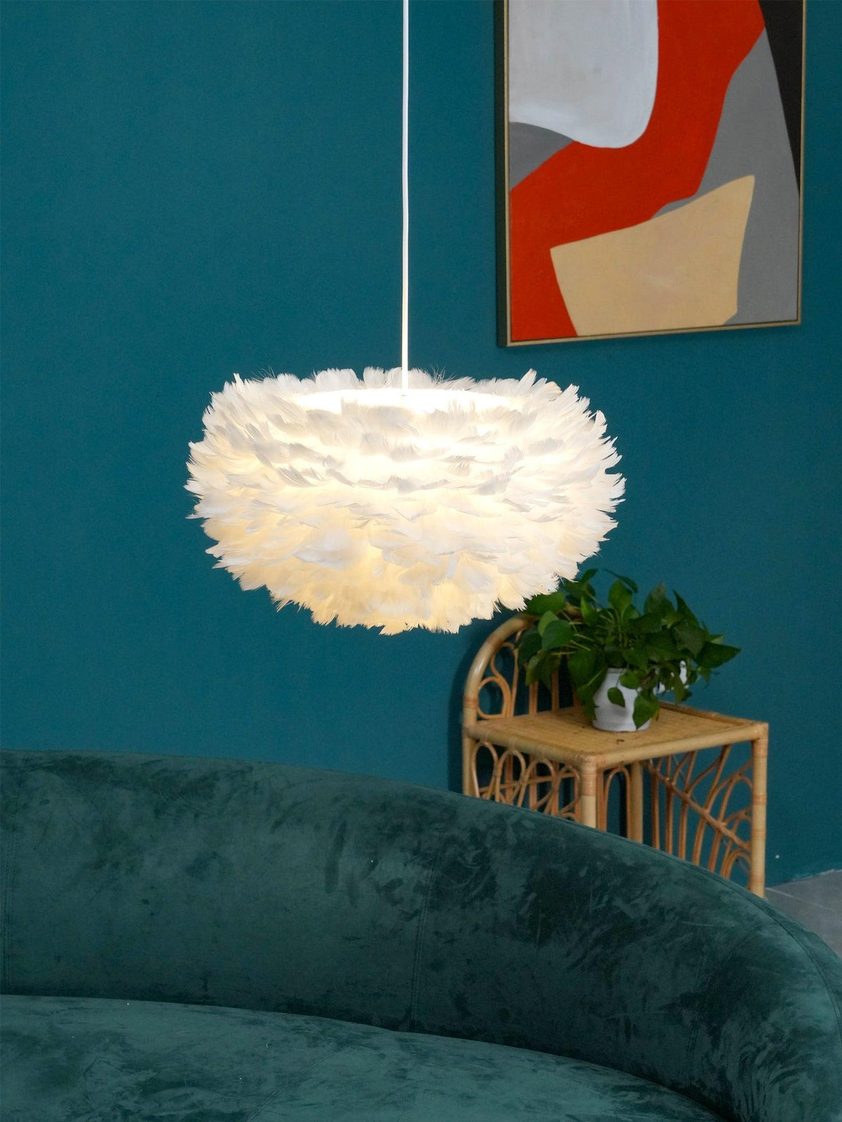 Deveno Feathers Pendant Lamp
