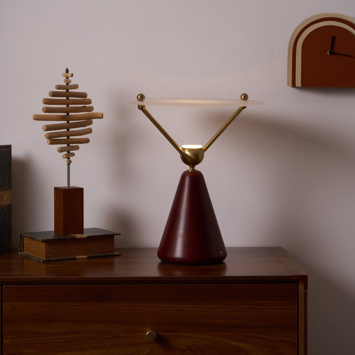 Balance Modern Wood Table Lamp