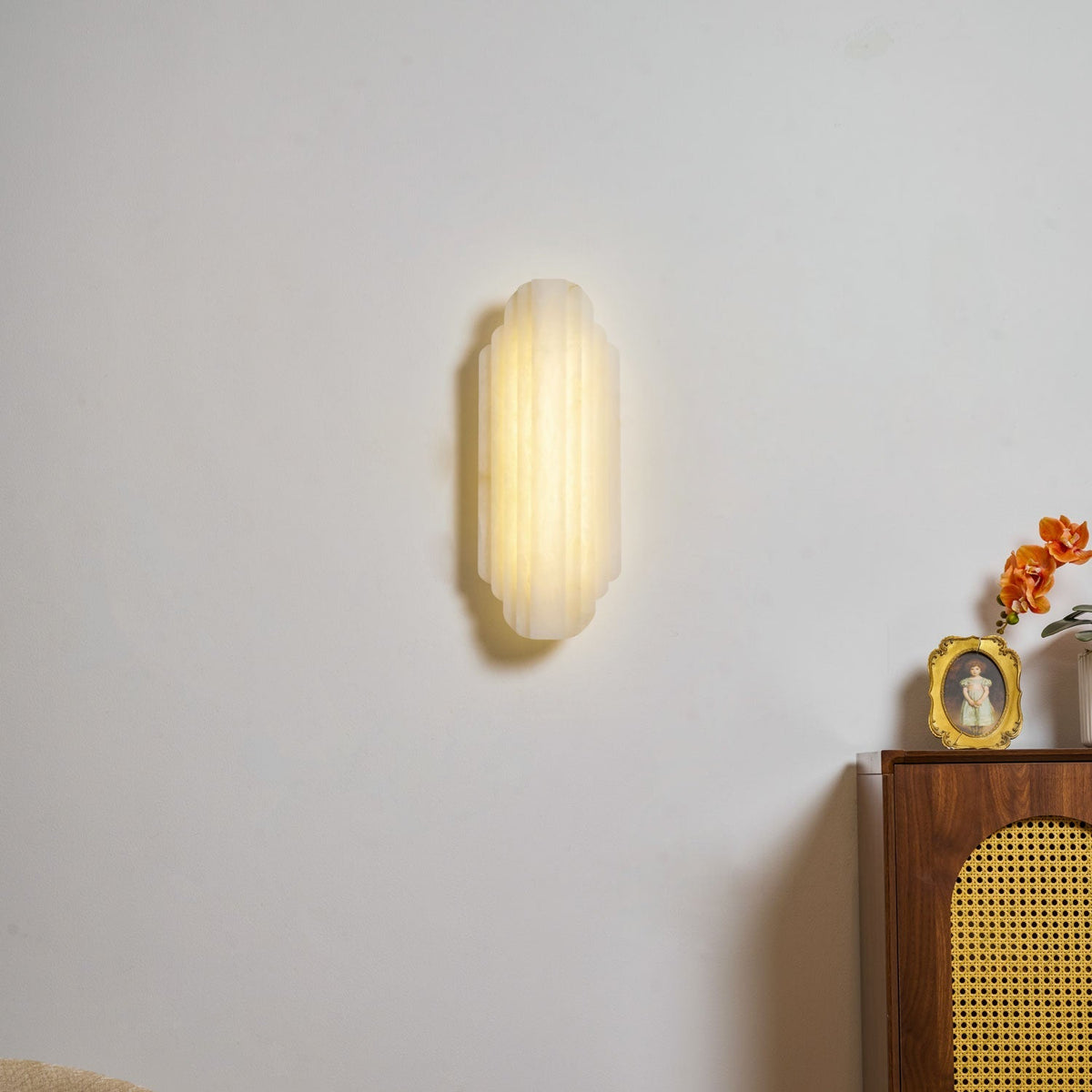 Havencrest Alabaster Indoor Wall Light