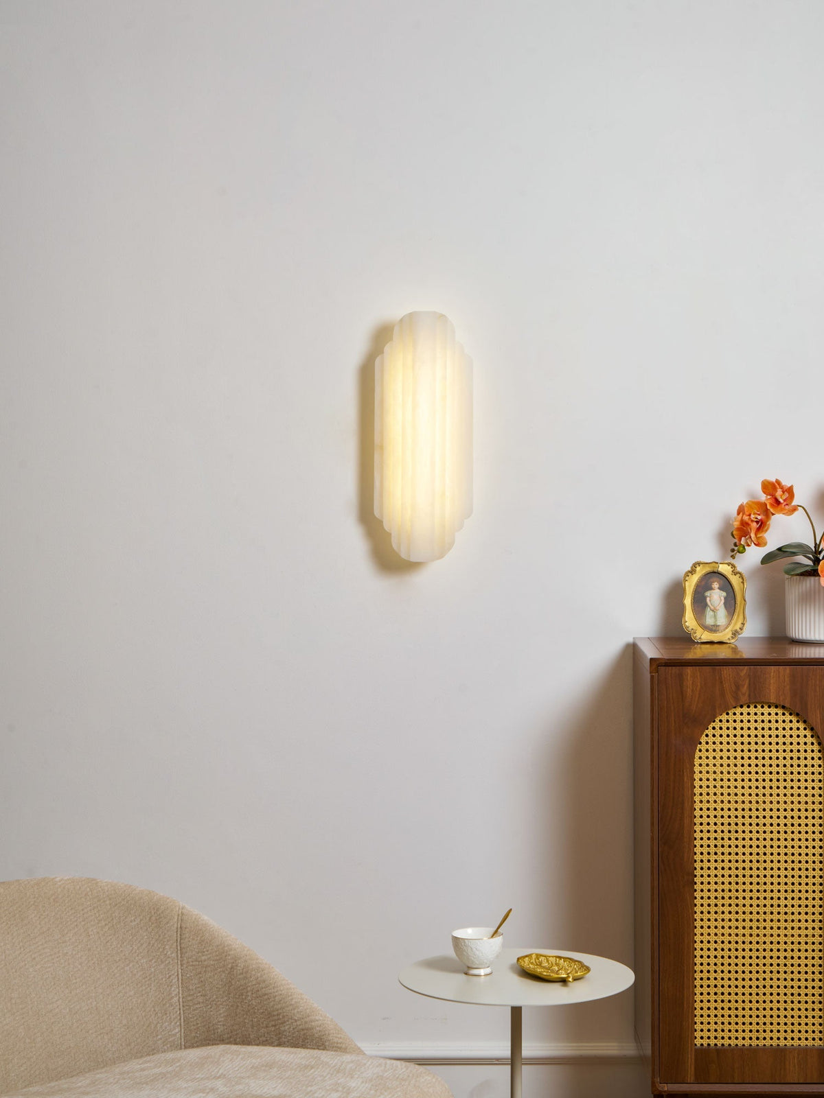 Havencrest Alabaster Indoor Wall Light