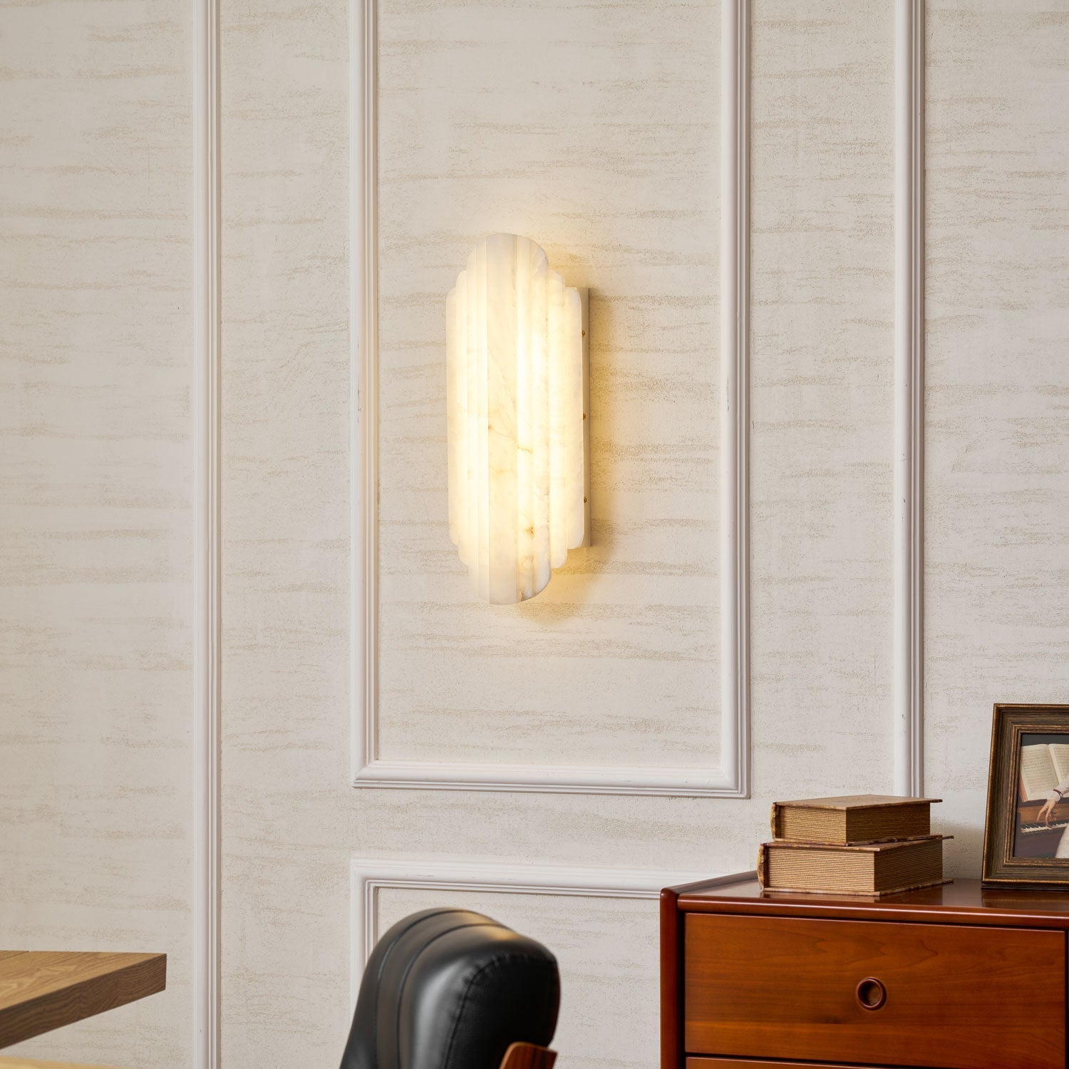 Havencrest Alabaster Indoor Wall Light